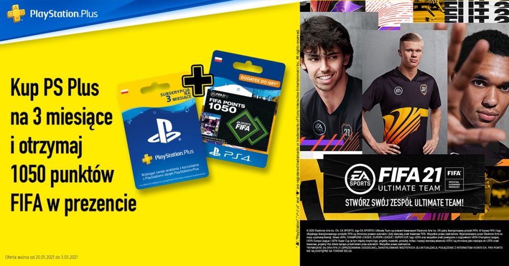 PlayStation Plus z punktami FIFA