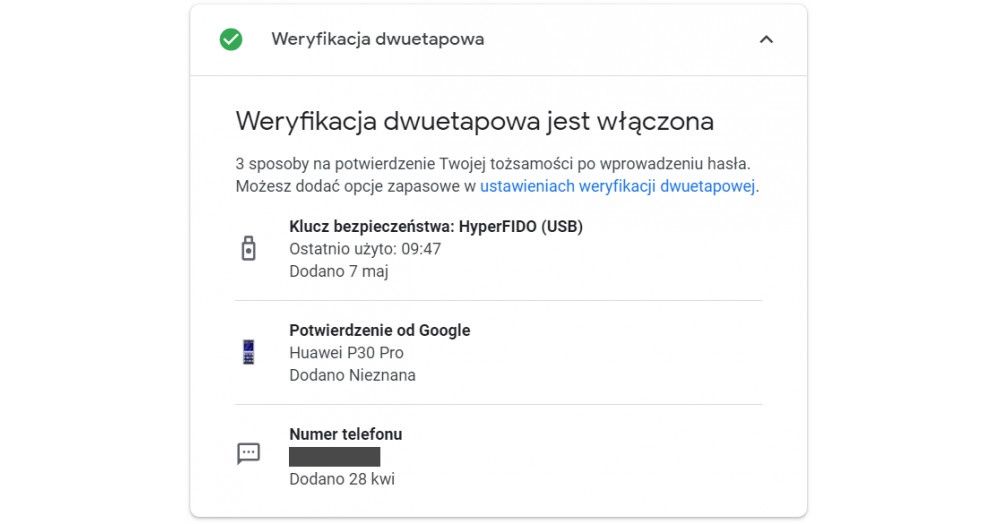 hasło 2FA