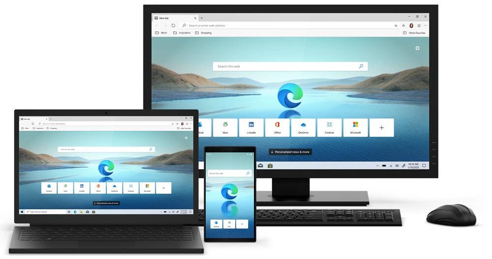 Microsoft Edge Chromium urządzenia