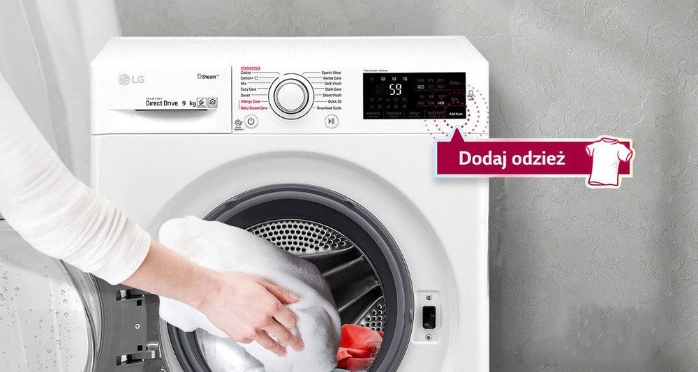 LG Vivace z funkcja dodawania odziezy