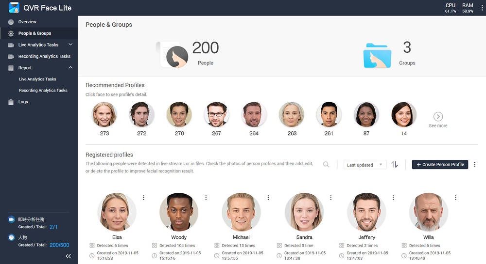 QNAP QVR Face