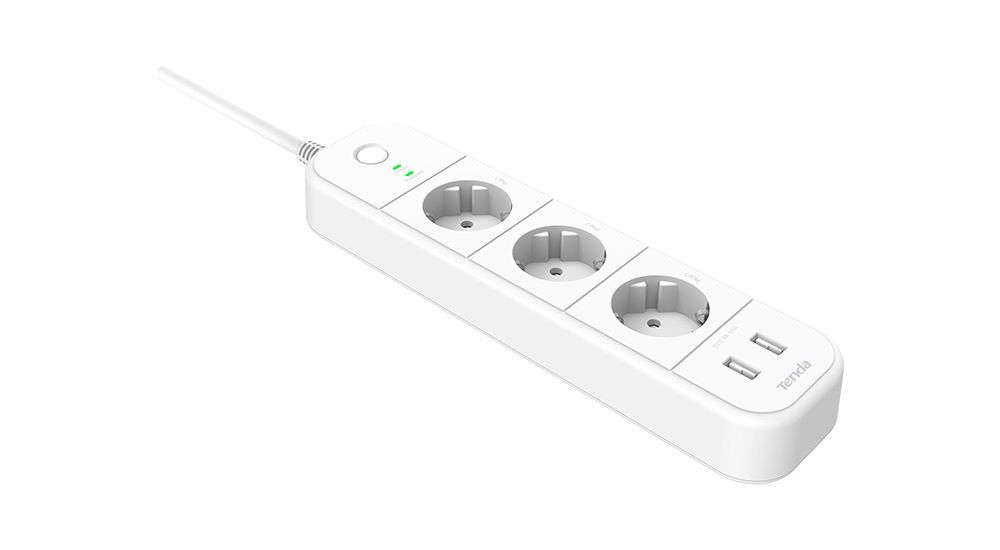 Tenda Beli SP15 EU - inteligenetna listwa zasilająca z USB