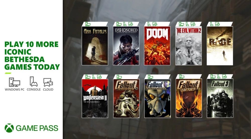 Xbox Game Pass Bethesda