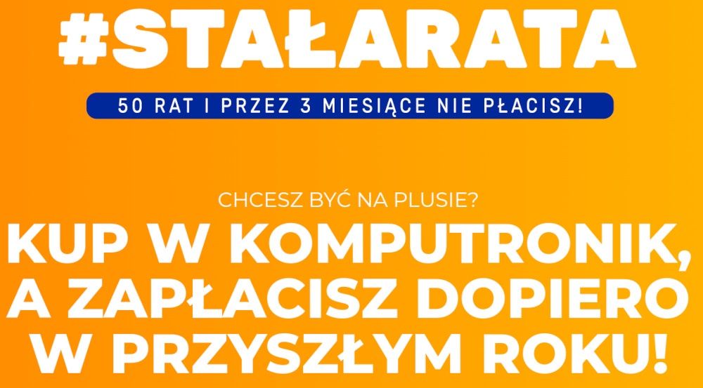 Komputronik raty odroczone