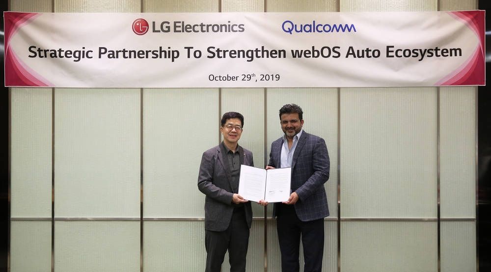 webOS Auto LG Qualcomm