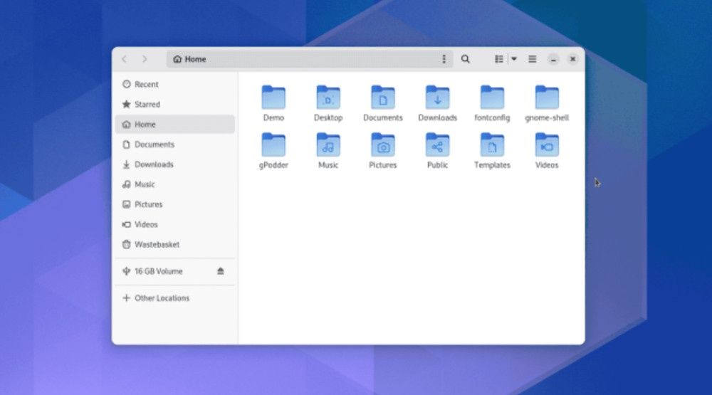 GNOME 43 pliki 1