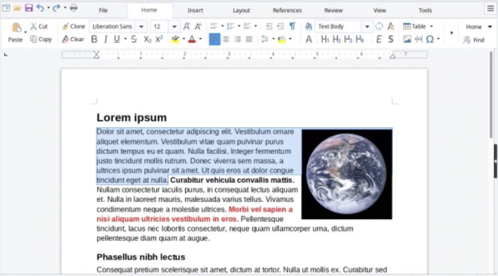 Libre Office Writer