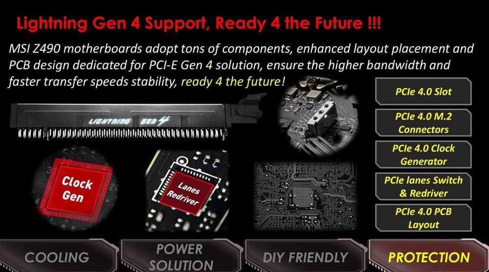 MSI - zgodność płyt z PCI-Express 4.0