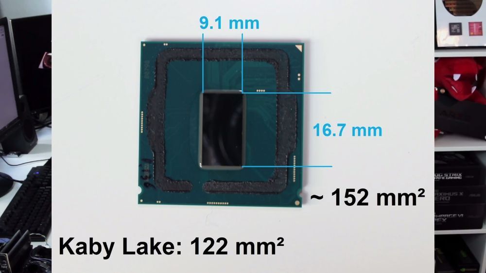 Intel Core i7-8700K - delidding