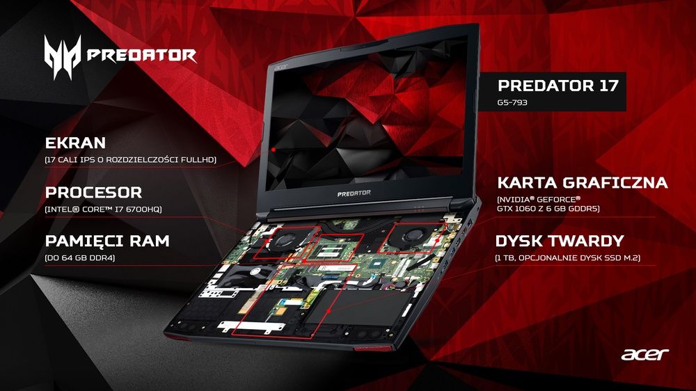 Acer Predator 17 laptop