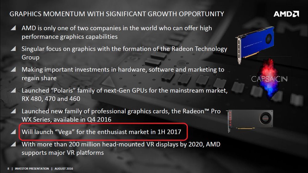 AMD Vega - zapowiedź premiery