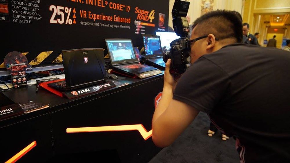 MSI laptopy CES 2017