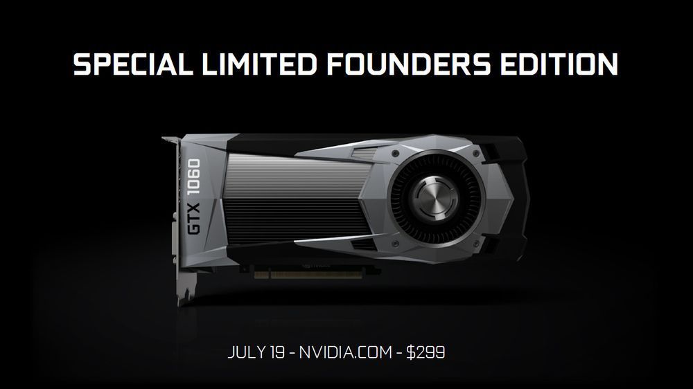 Nvidia GeForce GTX 1060 Founders Edition karta graficzna