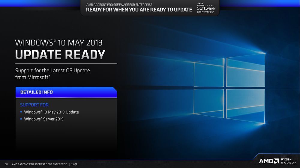 AMD Radeon Pro Software for Enterprise 19.Q2