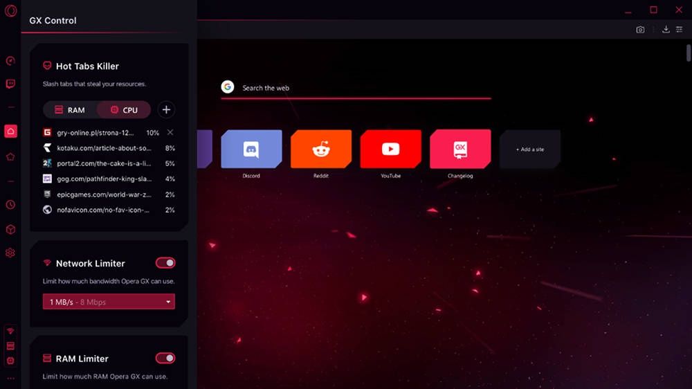 Opera GX Hot Tabs Killer
