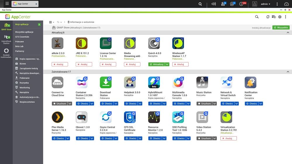 QNAP QTS - App Center
