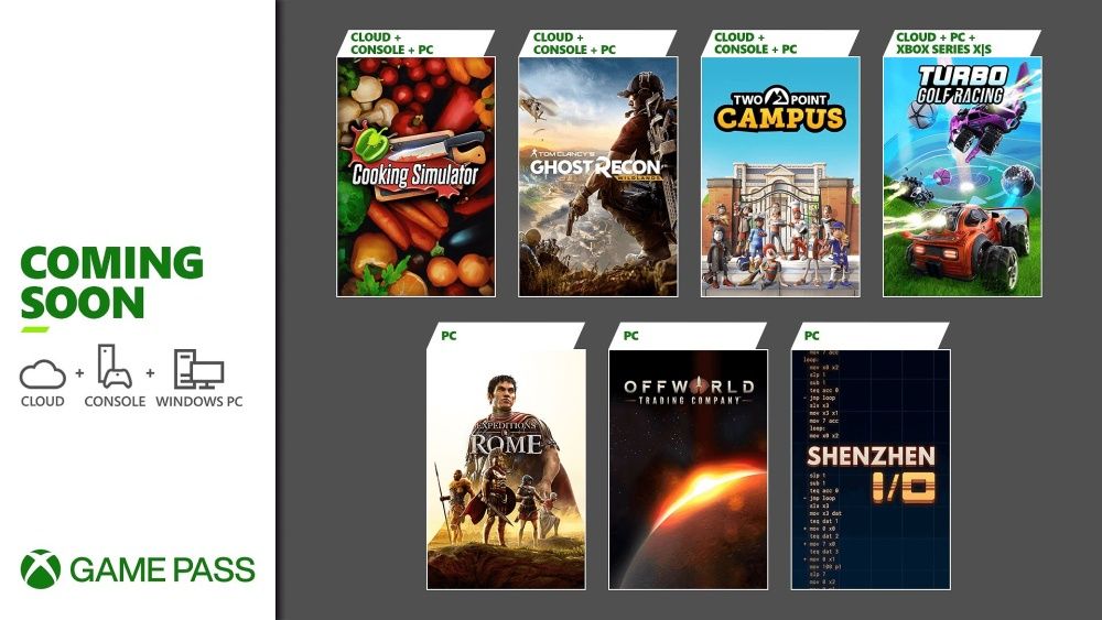 Nowości w Xbox Game Pass