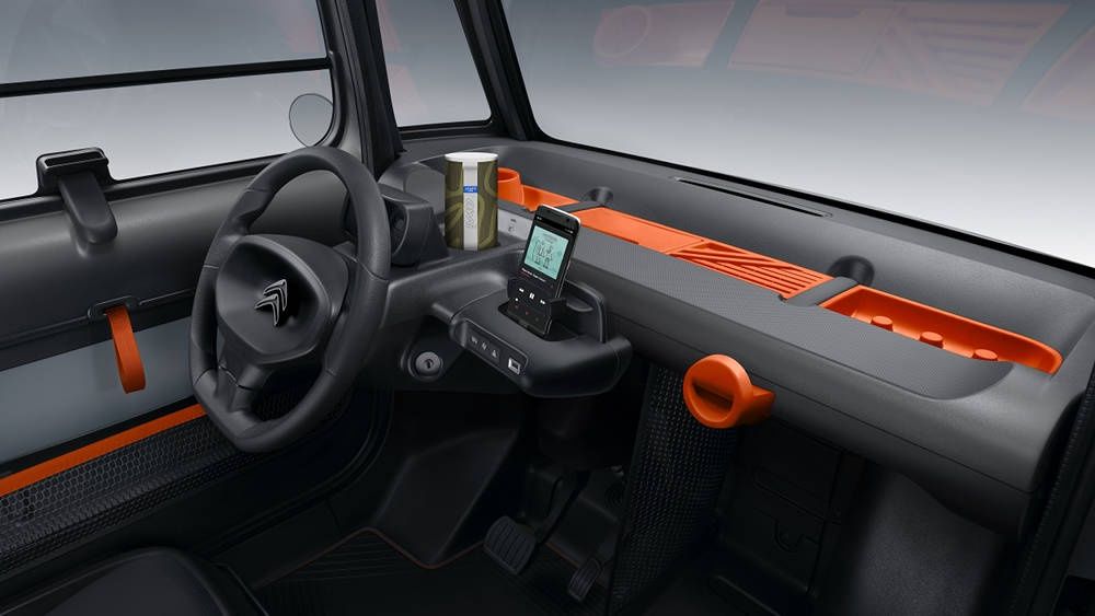 Citroen Ami wnętrze