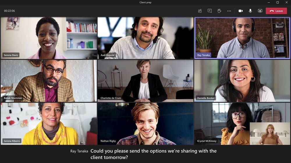 Microsoft Teams napisy