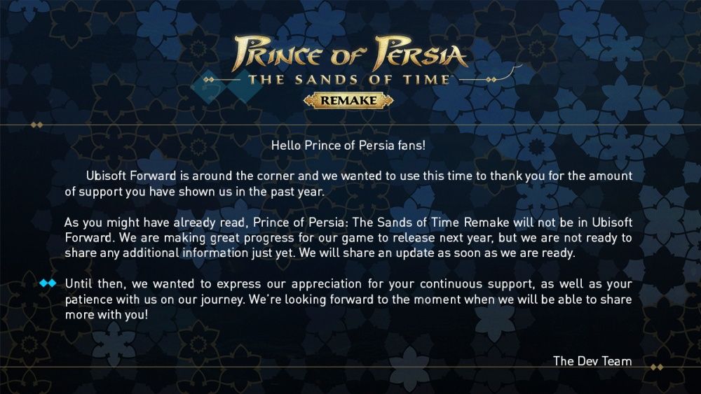 Prince of Persia: Sands of Time Remake