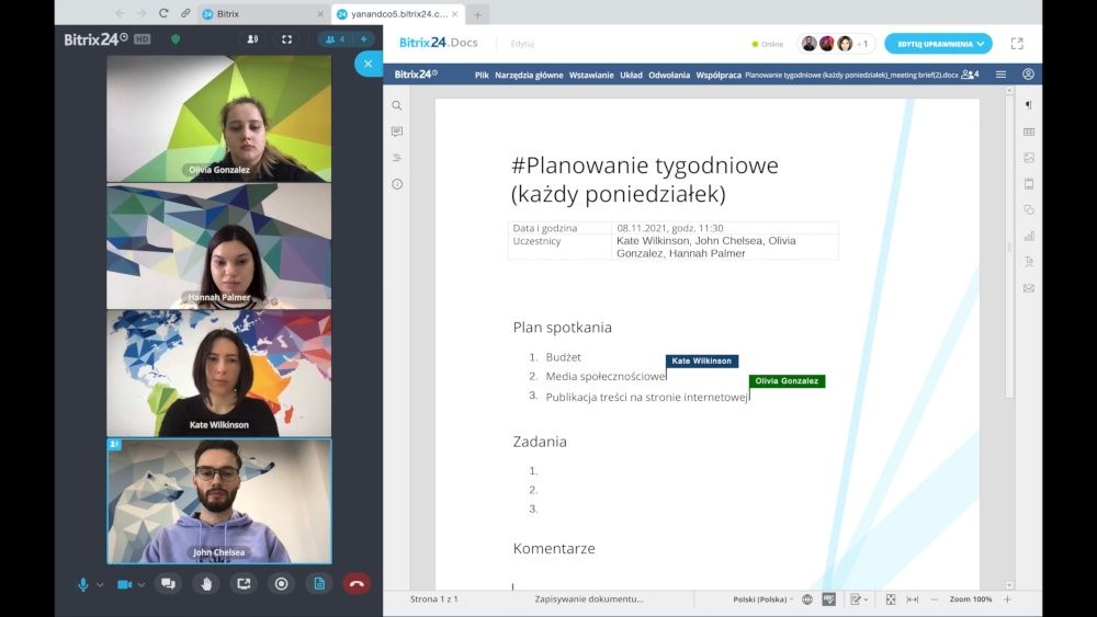 Bitrix24 Meeting Briefs