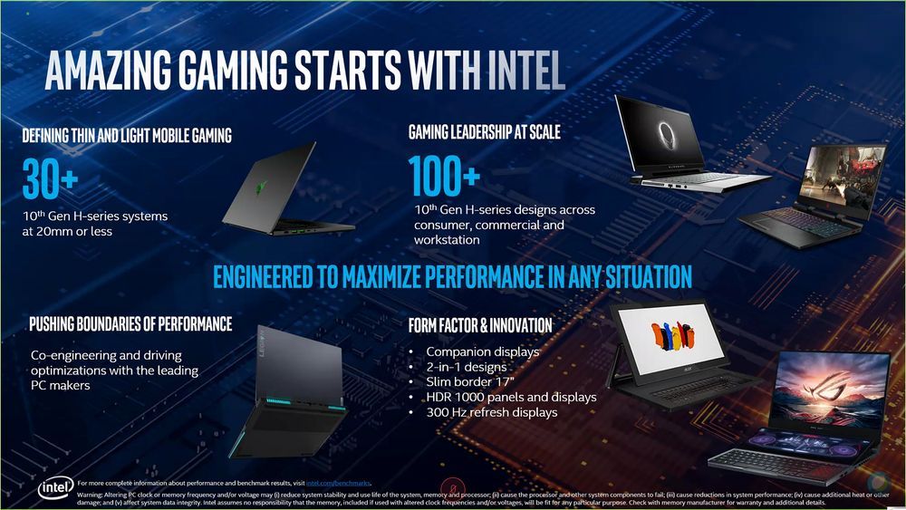 Intel Core 10. gen Comet Lake-H