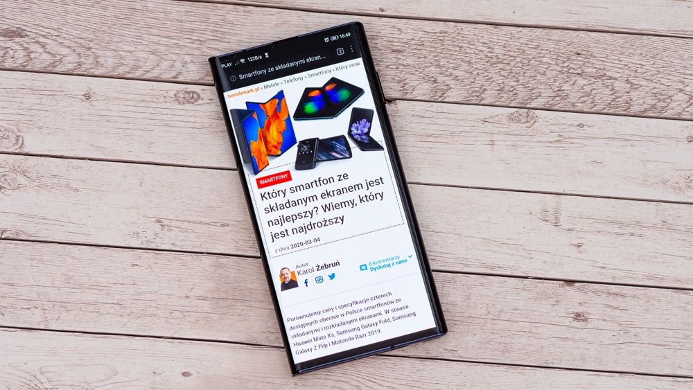 huawei mate xs w trybie zwykłego telefonu