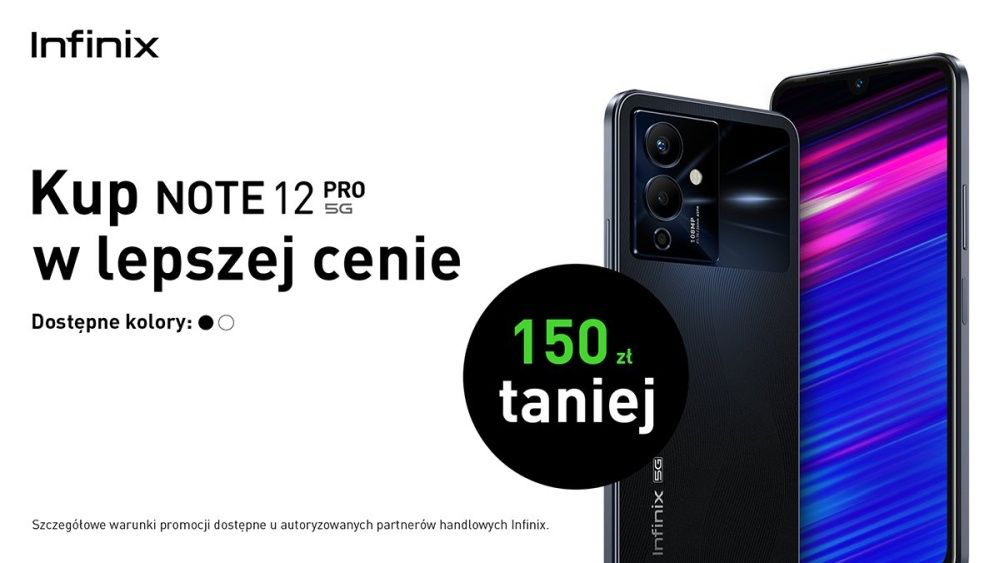 Infinix Note 12 Pro 5G promocja