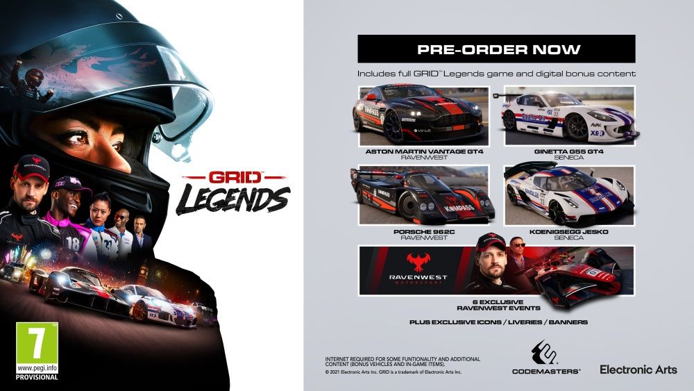 GRID Legends przedsprzedzaż