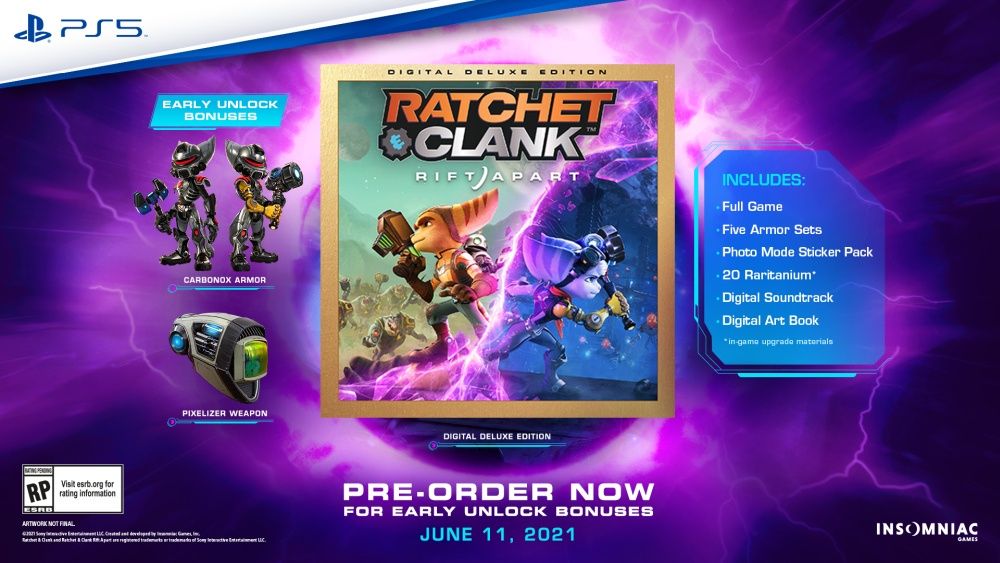 Ratchet &amp; Clank: Rift Apart przedsprzedaż
