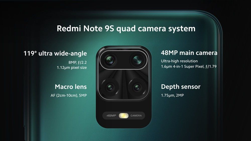 Redmi Note 9S aparat