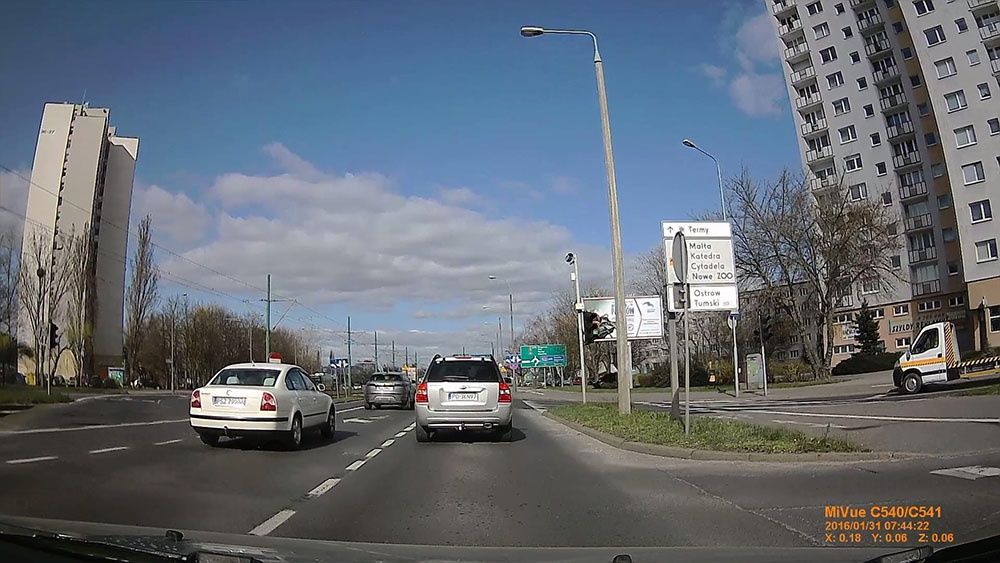 Mio C540 - klatka z filmu dziennego