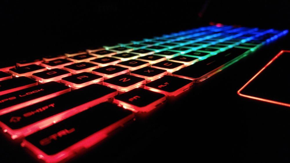 MSI GT73 VR podświetlenie klawiatury