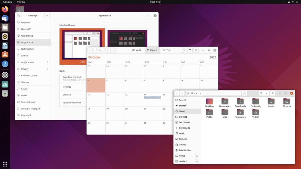 Ubuntu 21.10 screen 2