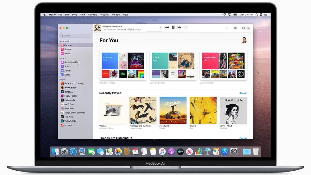 macOS 10.15 Catalina Apple Music