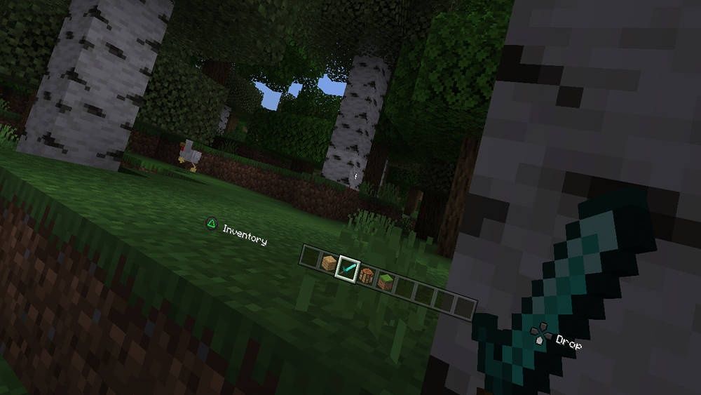 Minecraft x PSVR screen 1