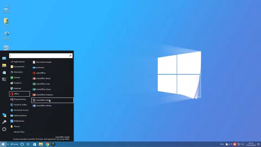 Linuxfx start