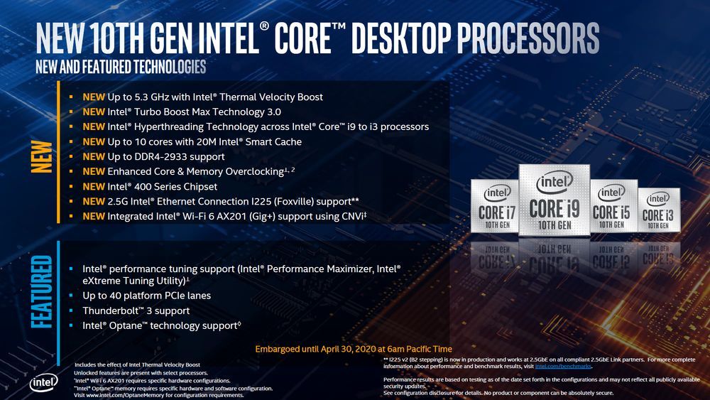 Intel Core i9-10900K - najwydajniejszy procesor do gier