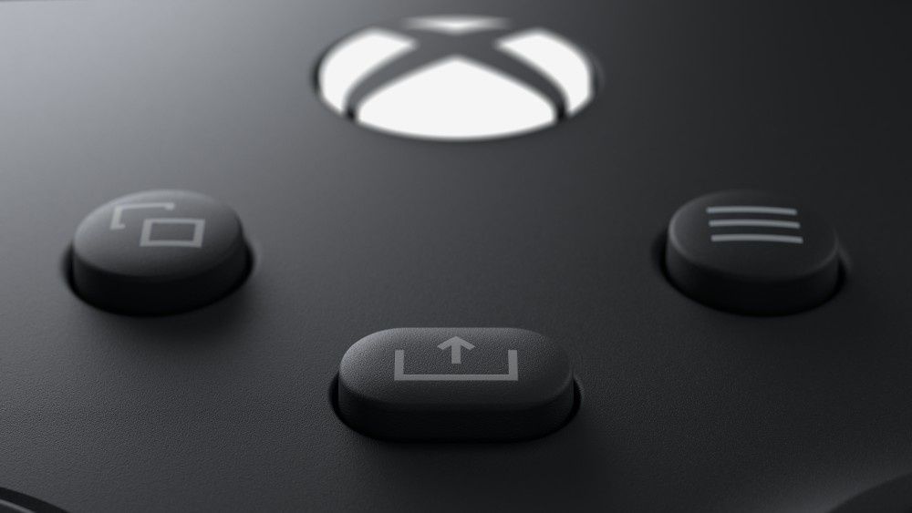 Xbox Series X pad przycisk Share