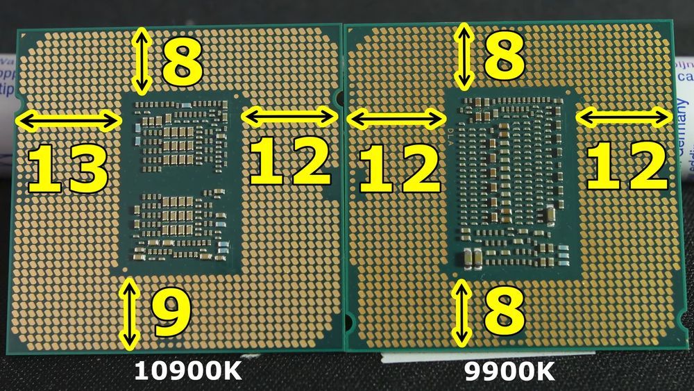 Intel Core i9-10900K vs Core i9-9900K