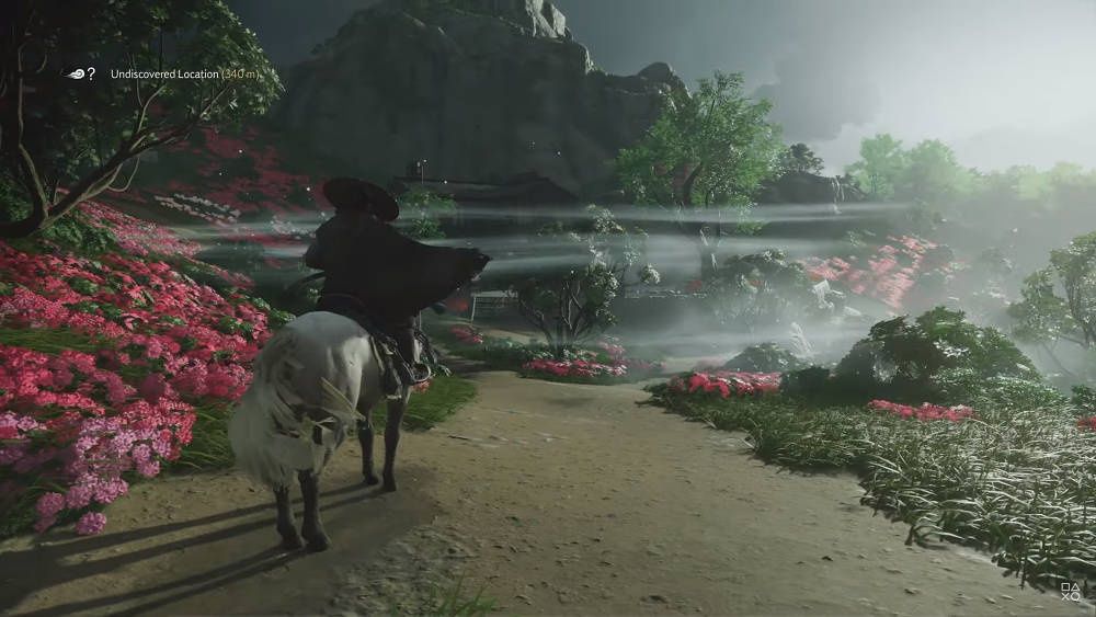 Ghost of Tsushima screen wiatr