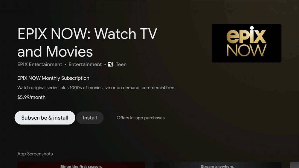 Android TV subskrypcja