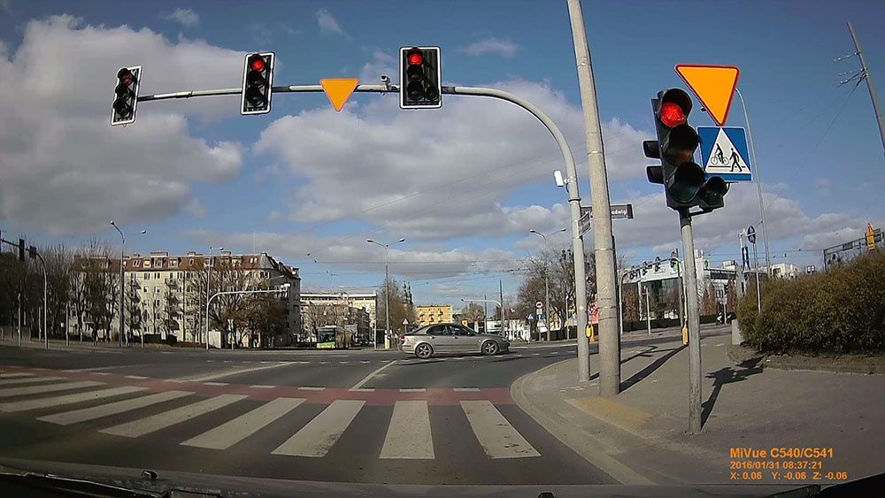 Mio C540 - klatka z filmu dziennego