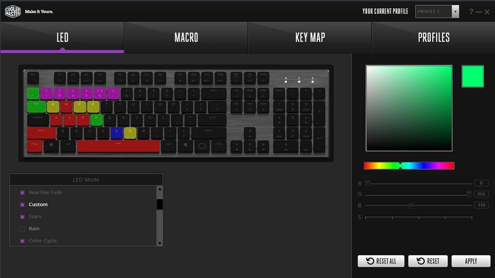 Cooler Master SK650 - LED RGB