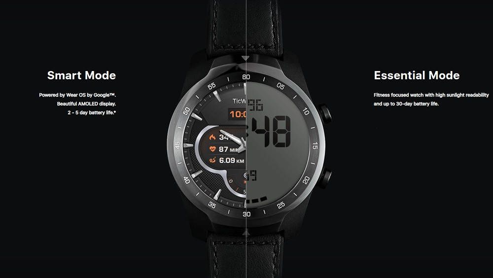 TicWatch Pro (2020) ekrany