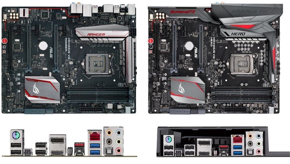 ASUS Maximus VIII Ranger i Maximus VIII Gene - porównanie płyt głównych