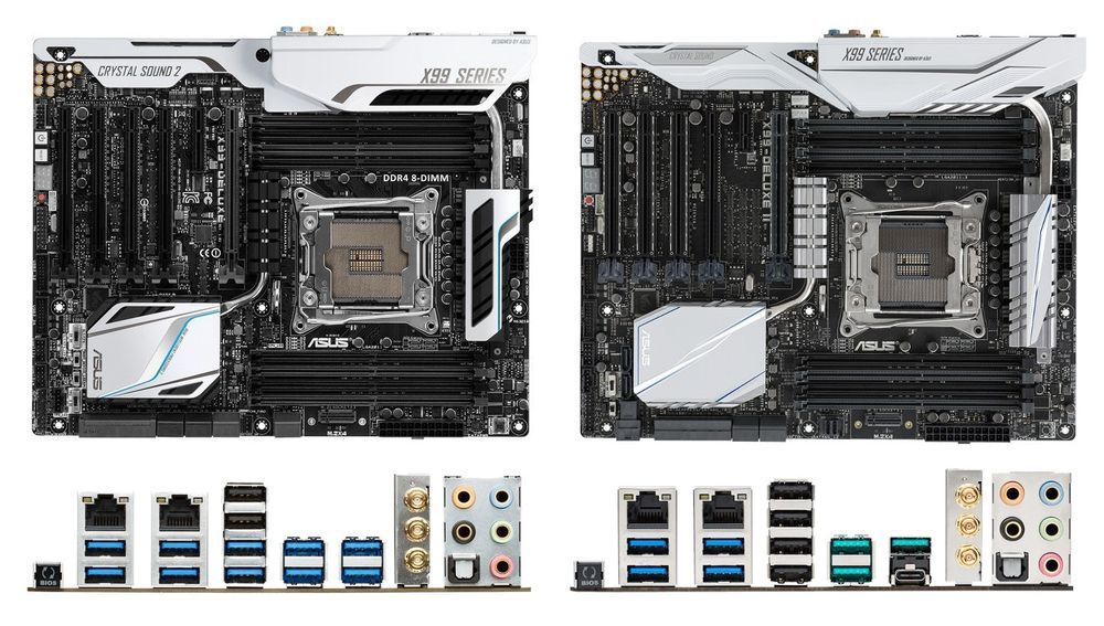 ASUS X99-Deluxe i X99-Deluxe II - porównanie płyt głównych