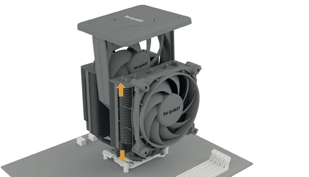 be quiet! Dark Rock Pro 5 i Dark Rock Elite - montaż AMD