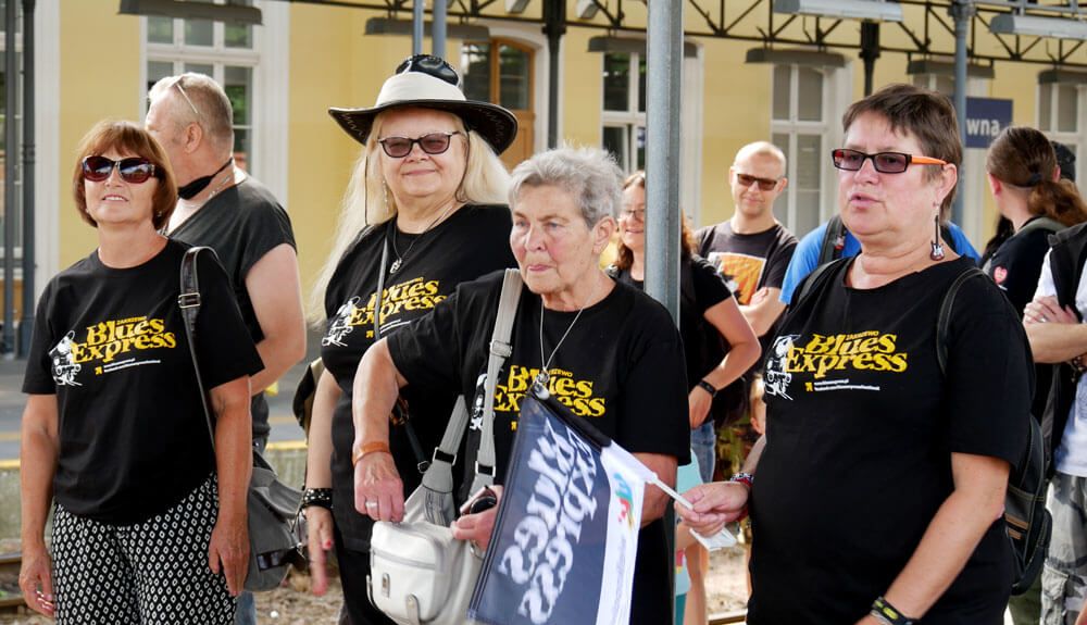 Blues Express na stacji w Pile.