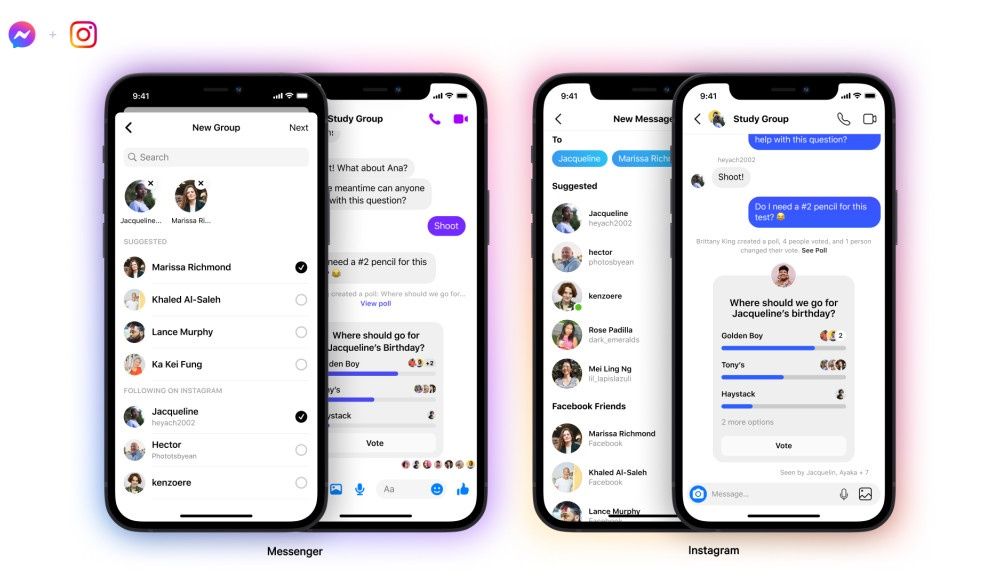 Messenger Instagram ankiety